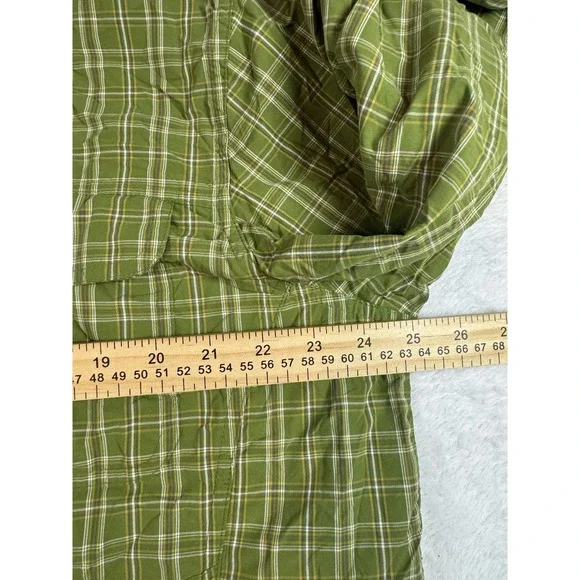 Mens Woolrich Long Sleeve Button Front Shirt Size XL Plaid Hiking KLEP Vented - Picture 4 of 9